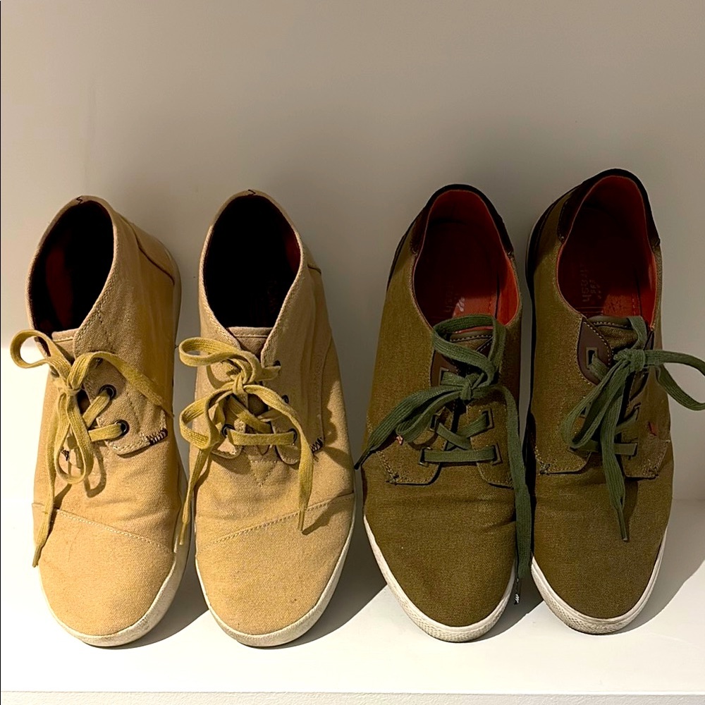 2 pairs of canvas runners. GUC